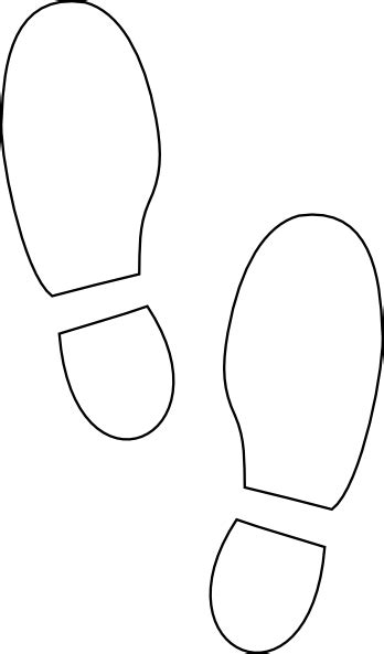 Stencil Shoeprints - ClipArt Best