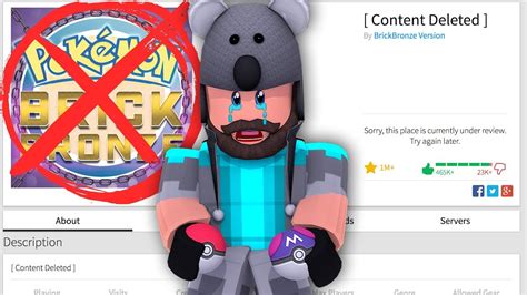 Roblox Deleted Pokemon Brick Bronze