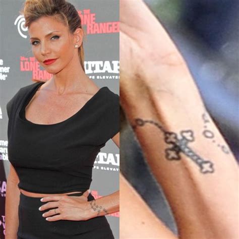 Charisma Carpenter Rosary Wrist Tattoo | Steal Her Style