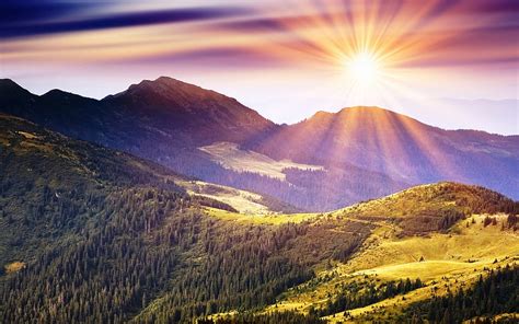 63 Sunrise and Backgrounds, beautiful mountain sunrise HD wallpaper ...