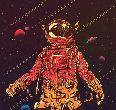 Pin by PIXO on Ilustraciones de Personas, Seres y Otros | Astronaut art ...