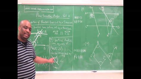 Plane Geometry: Angles - Part 2 - YouTube