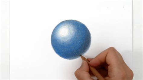 Create a 3D Sphere with Colored Pencils