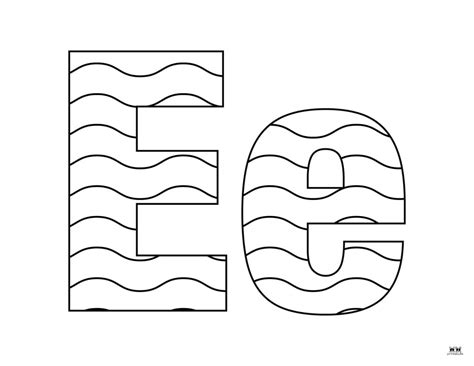 Letter E Coloring Pages - 15 FREE Pages | Printabulls