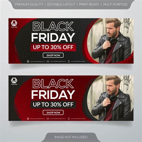 Premium Vector | Black friday sale banner template