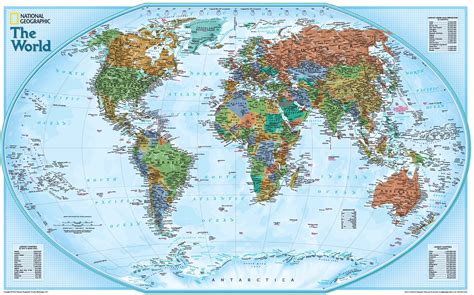 World Political With Cities Wall Map By Maps Of World Mapsales – Themelower