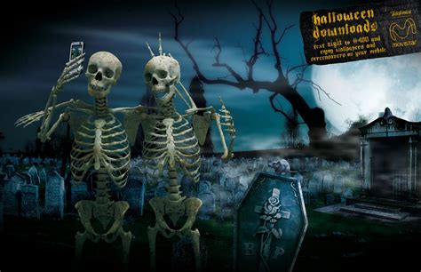 Halloween Wallpapers: Halloween Dancing Skeleton Wallpapers