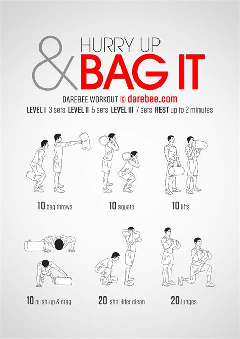 Hurry Up & Bag It Workout / You've already got the backpack, why not ...