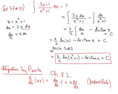 Integration by parts