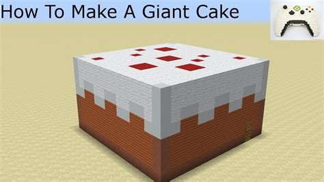 Giant Cake Minecraft Tutorial - YouTube