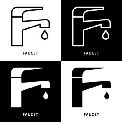 Water Tap Logo Vector Art, Icons, and Graphics for Free Download