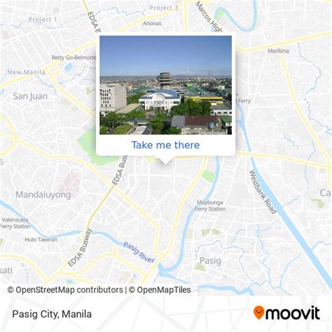 How to get to Pasig City in Manila by bus or train?