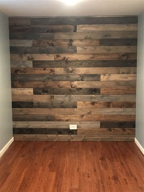 Pin by Kimberly Cole on Kitchen | Wooden accent wall, Rustic wood walls ...