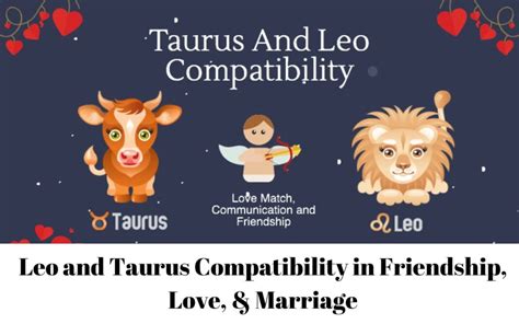 Leo and Taurus Compatibility in Friendship, Love, & Marriage