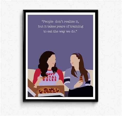 Art & Collectibles Wall Decor Print Quote GILMORE GIRLS Digital Prints ...