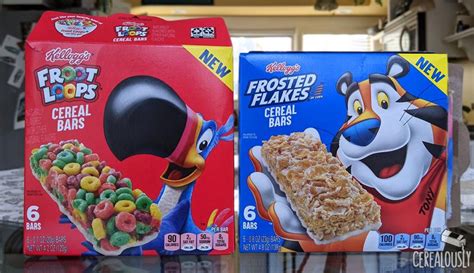 Quick Review (x2): Kellogg's Froot Loops & Frosted Flakes Cereal Bars