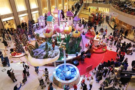 La Central Del Evento Grande De Navidad De La Alameda De Compras Imagen ...