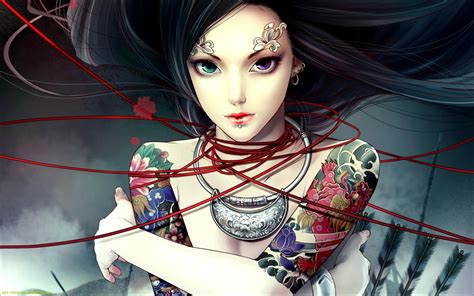 Anime Girl Tattoo Wallpapers - Top Free Anime Girl Tattoo Backgrounds ...