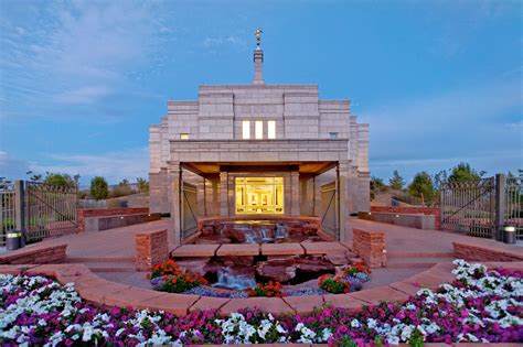 Snowflake Arizona Temple in the Evening