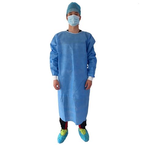 Disposable Eo Sterile Blue Sms Medical Surgical Gowns - Buy Steriel ...