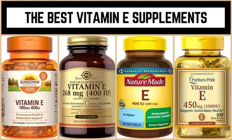 The 10 Best Vitamin E Supplements to Buy (2024) - Jacked Gorilla