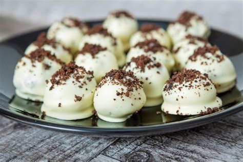 White chocolate truffles