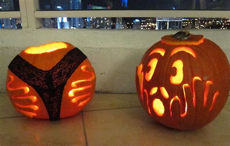 10 Outrageously Inappropriate Pumpkin Carvings | Halloween pumpkins ...