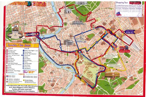 Tourist Map | Rome tourist, Rome city map, Rome italy attractions