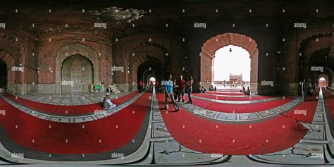 360° view of Jama Masjid Inside View - Alamy