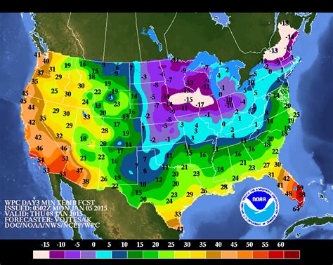 United States Weather Map With Temperatures - Map