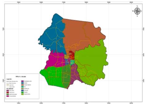 Administrative map of Pekanbaru | Download Scientific Diagram