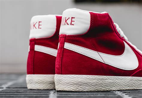 Nike Blazer Mid Premium Vintage "Varsity Red" - Available - SneakerNews.com