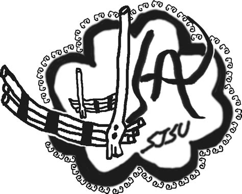 Download Hsa Sjsu Logo Black And White Transparent Bg - Illustration ...