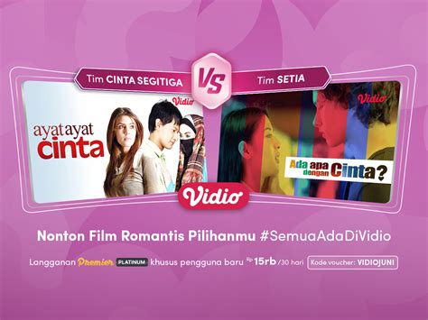 Nonton Film Romantis Indonesia Terbaik di Vidio, Mulai dari Cinta ...