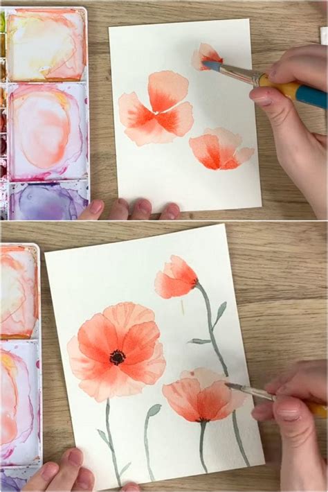 20+ Best Watercolor Flowers Tutorials & Videos - A Piece Of Rainbow