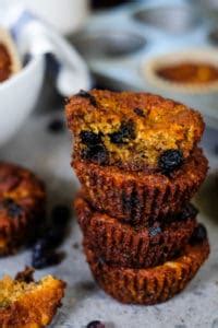 Paleo Blueberry Muffins (GF, Vegan, AIP + Nut-Free) - Real Simple Good