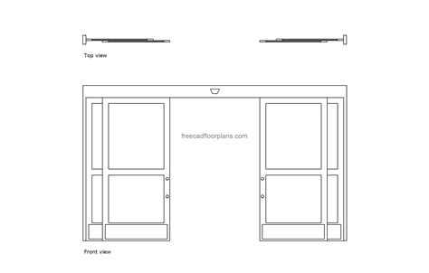 Sliding Door Autocad Floor Plan - Image to u