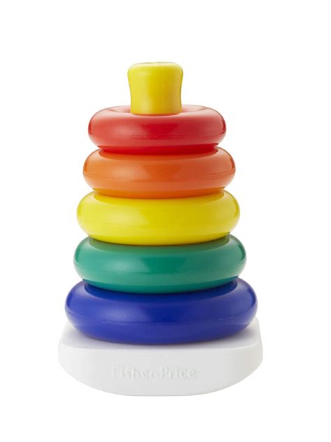 Fisher-Price Brilliant Basics Rock-a-Stack, Multicolor- Buy Online in ...