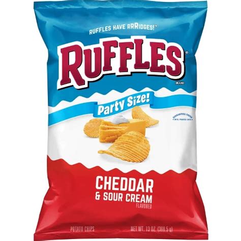 Ruffles Cheddar And Sour Cream Chips - 13oz : Target