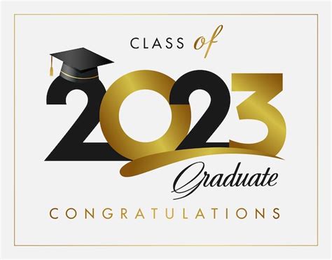 Premium Vector | Diploma design elements for graduation class of 2023 ...