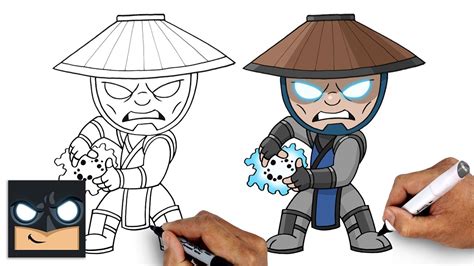 How To Draw Raiden | Mortal Kombat - YouTube