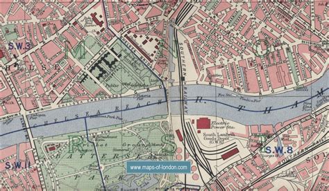 Map of Chelsea, London