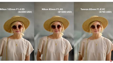 Nikon 105mm f/1.4 Vs. Nikon 85mm f/1.4 Vs. Tamron 85mm f/1.8 | Does the ...