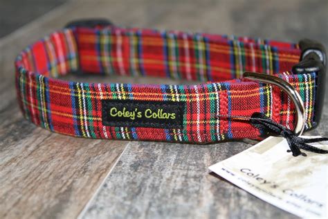 Dog Collar, Tartan Dog Collar, Plaid Dog Collar, Boy Dog Collar, Girl ...