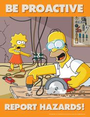 The Simpsons Safety Posters - Wikisimpsons, the Simpsons Wiki