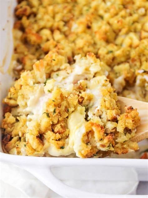 Pioneer Woman Chicken Stuffing Casserole - Delish Sides