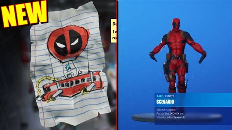 FORTNITE DEADPOOL SKIN w/BEST DANCE EMOTES (Challenges, EVENT) - YouTube