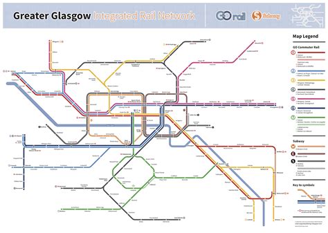 Angus Doyle Design: Glasgow Transport Map