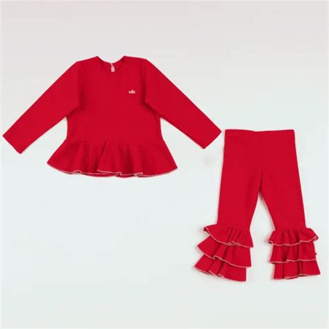 Alya Clothes - Alie Suit Red Age 7-8 | hipicon