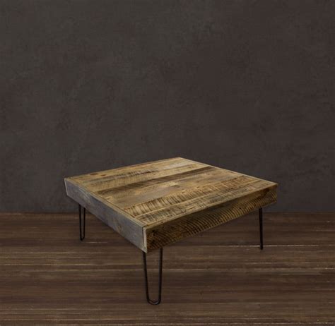 Reclaimed Wood Square Coffee Table - Modern - Coffee Tables - denver ...